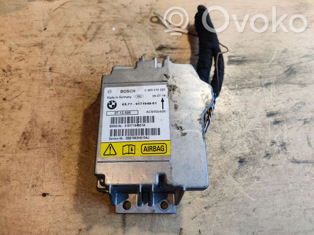 BMW X5 E70 Airbag control unit/module 