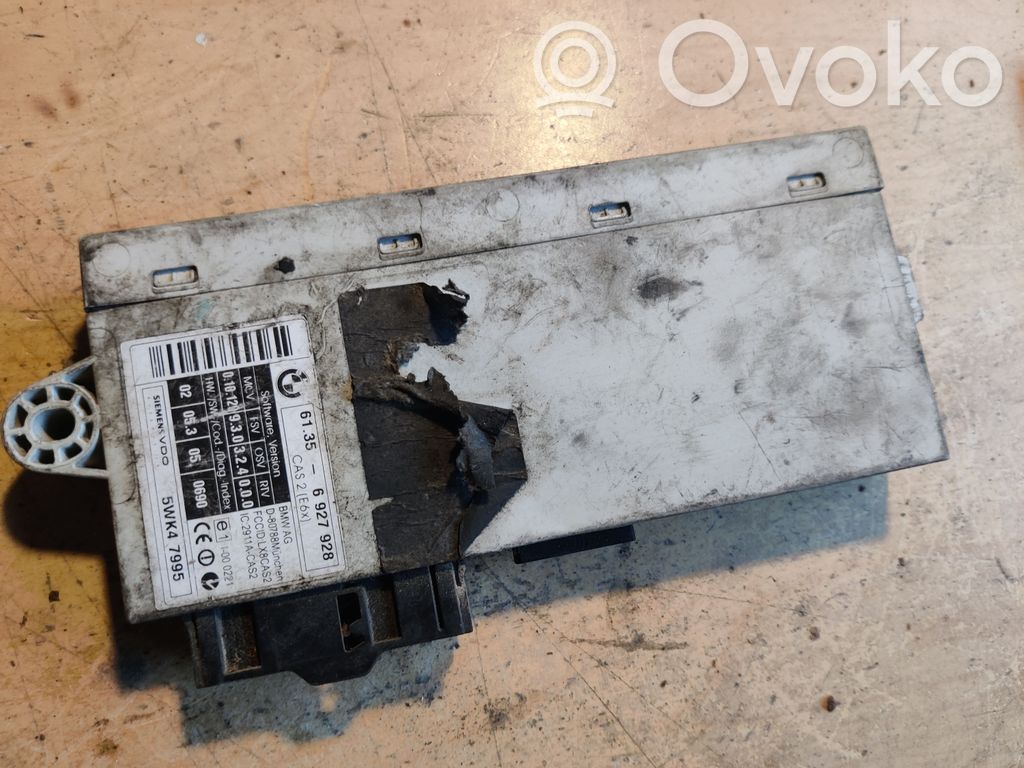 BMW 5 E60 E61 Unité de contrôle module CAS 