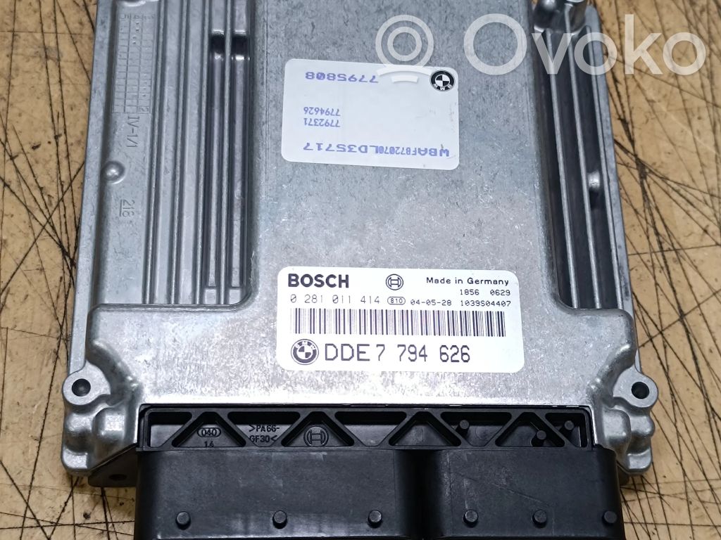 Engine control unit/module   7795808,7792371,7794626,DDE7794626