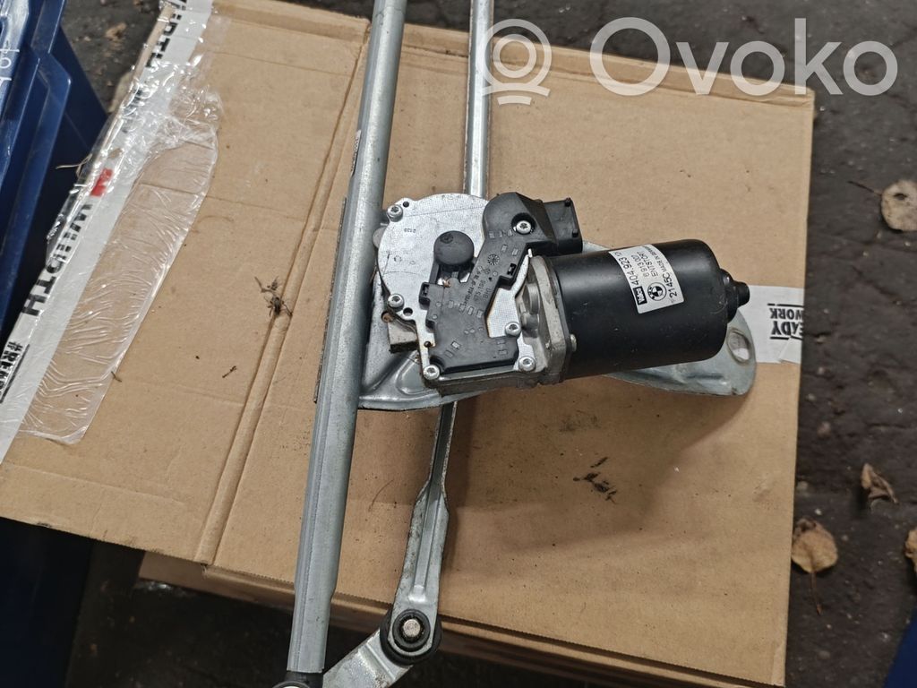 BMW X5 E53 Mechanizm i silniczek wycieraczek szyby przedniej / czołowej 