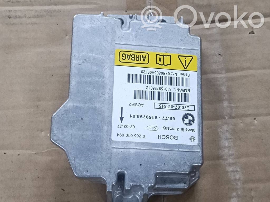 Airbag control unit/module   6577915979501,65779159795,9159795