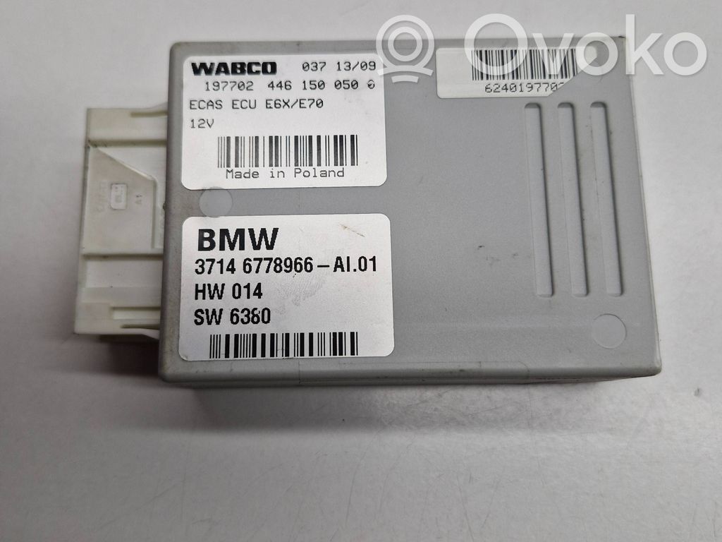 BMW X5 E70 Air suspension control unit module (rear) 