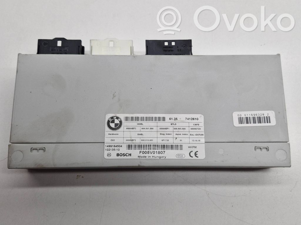 BMW X1 F48 F49 Tailgate/trunk control unit/module 