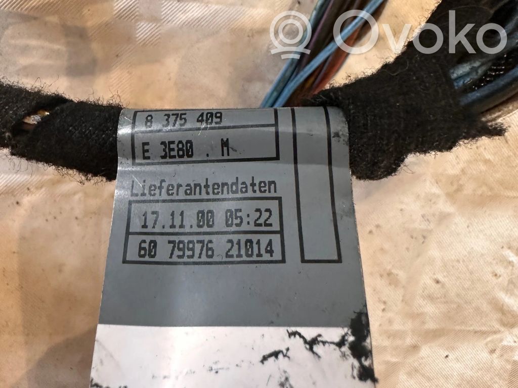BMW 3 E46 Arnés/cableado de puerta delantera 