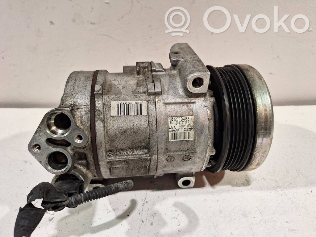 Fiat Punto Evo Compressore aria condizionata (A/C) (pompa) 