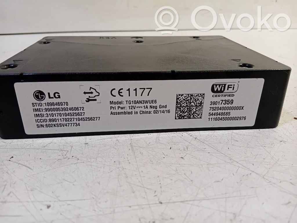 Opel Astra K Unitate/modul de control motor 