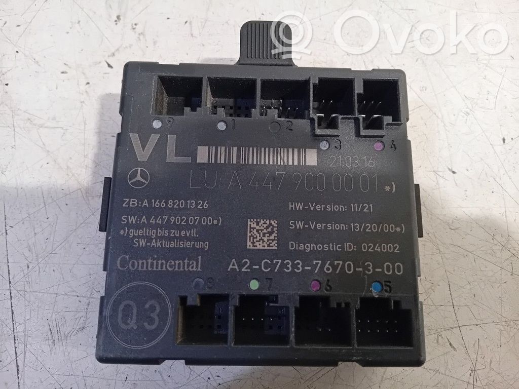 Mercedes-Benz Vito Viano W447 Sterownik / Moduł centralnego zamka 
