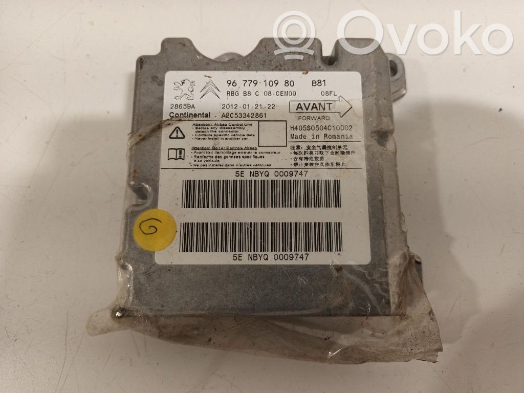 Citroen DS5 Airbag control unit/module 