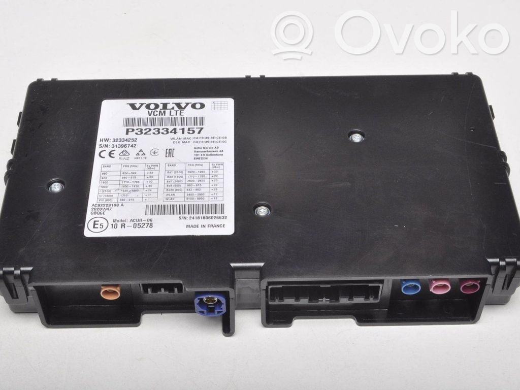Volvo XC40 Other control units/modules 