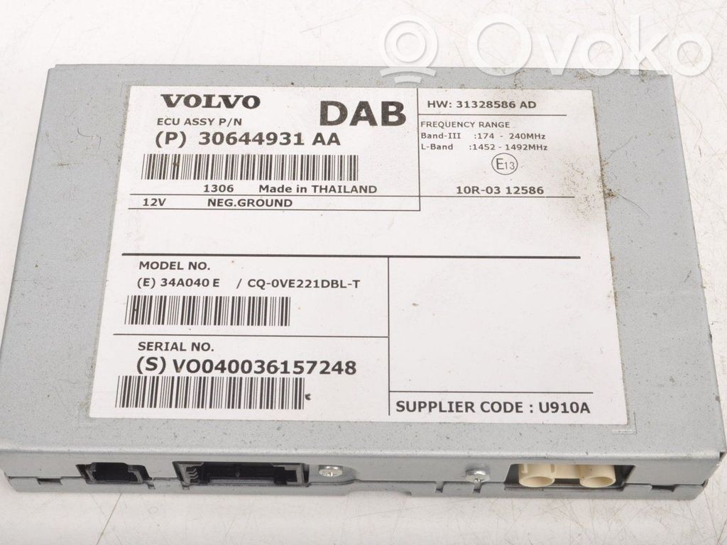 Autres unités de commande / modules   30644931AA