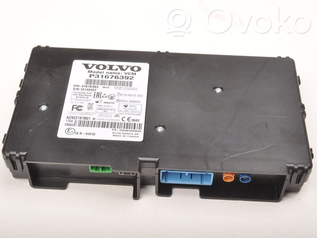 Volvo S90, V90 Trunk lid opening control unit 