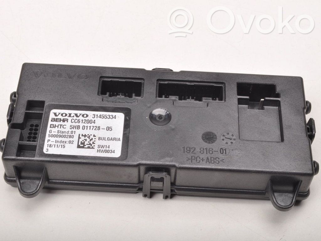 Volvo XC90 Air conditioner control unit module 