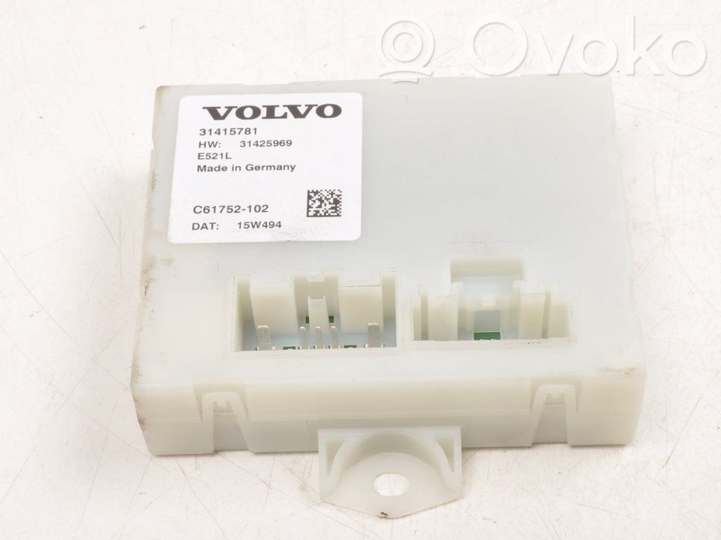 Volvo XC60 Unité de commande / module de hayon 