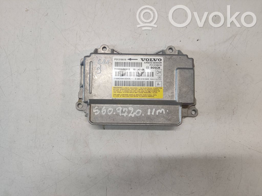 Volvo S60 Airbag control unit/module 