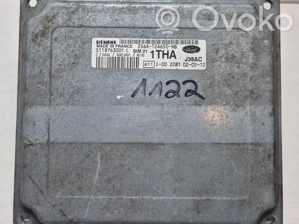 Engine control unit/module   2S6A12A650NB,S118763001C