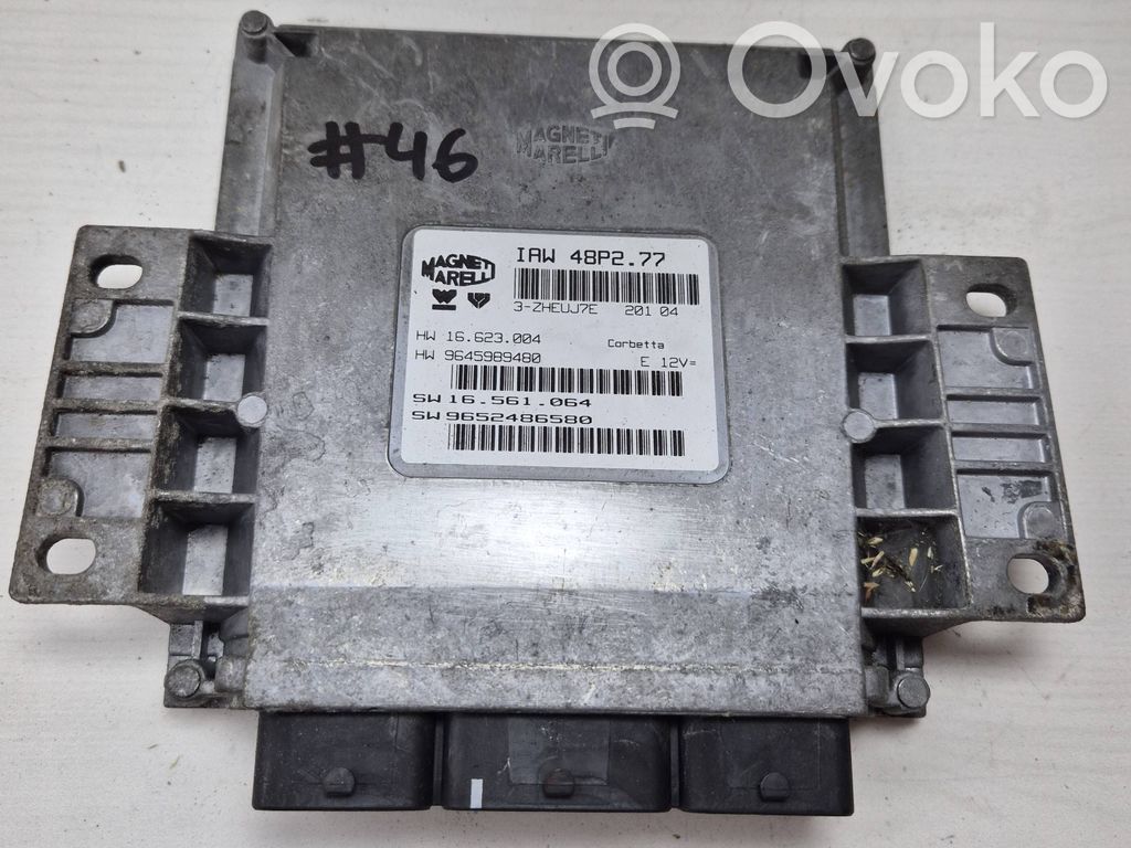 Engine control unit/module   IAW48P277,9652486580,9645989480,16623004