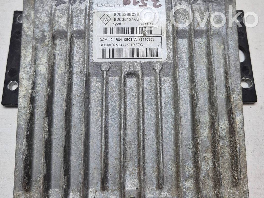 Engine control unit/module   8200399038,R0410B034A