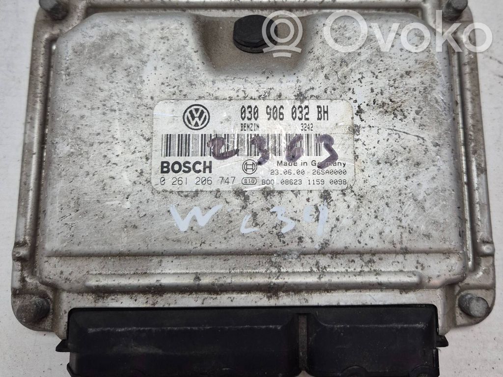 Engine control unit/module   030906032BH,0261206747