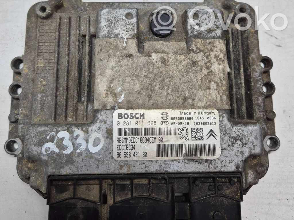 Peugeot 206 Engine control unit/module 
