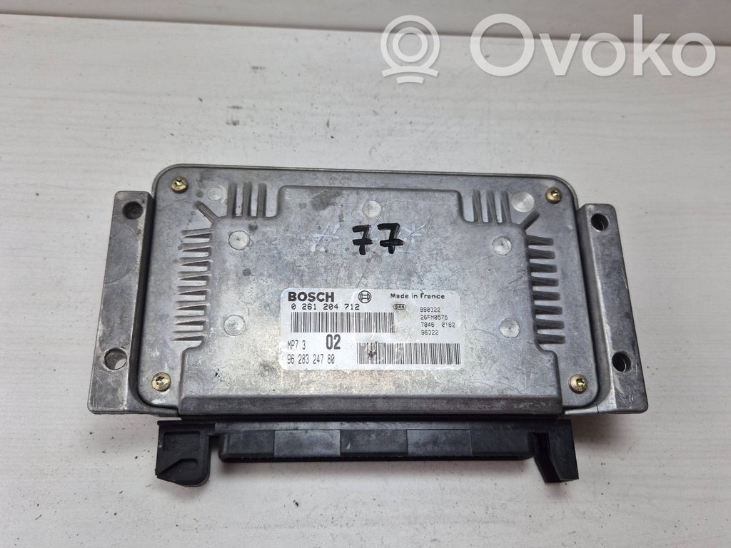 Peugeot 206 Engine control unit/module 