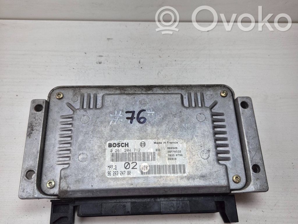 Peugeot 206 Engine control unit/module 