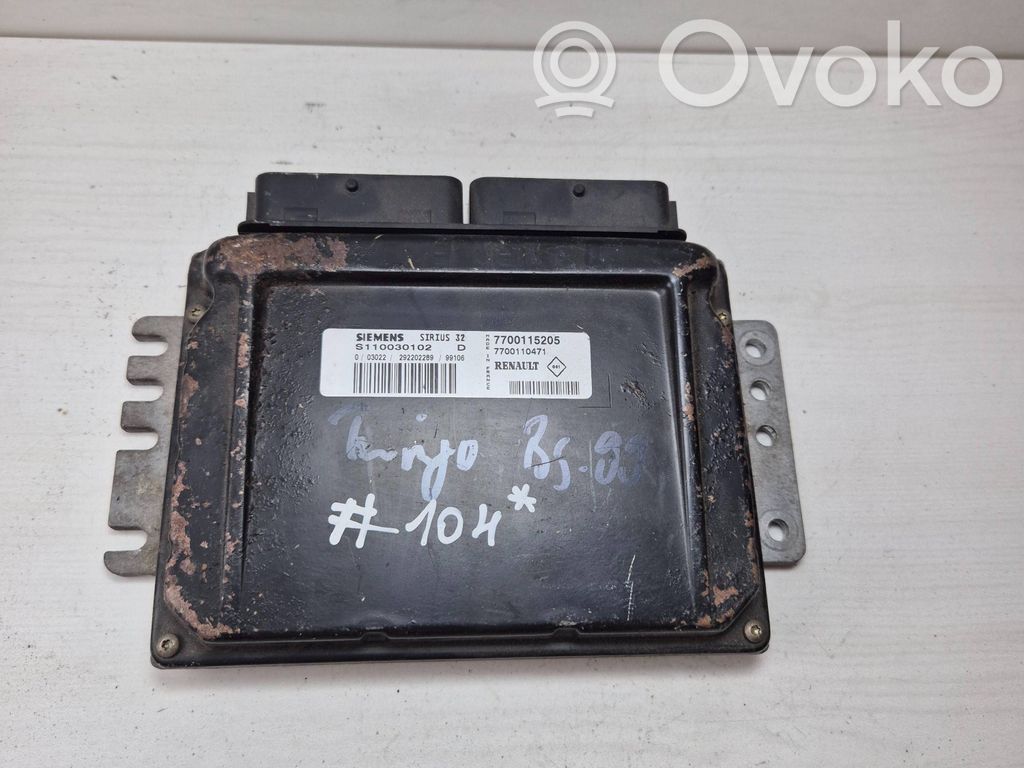 Renault Twingo I Engine control unit/module 