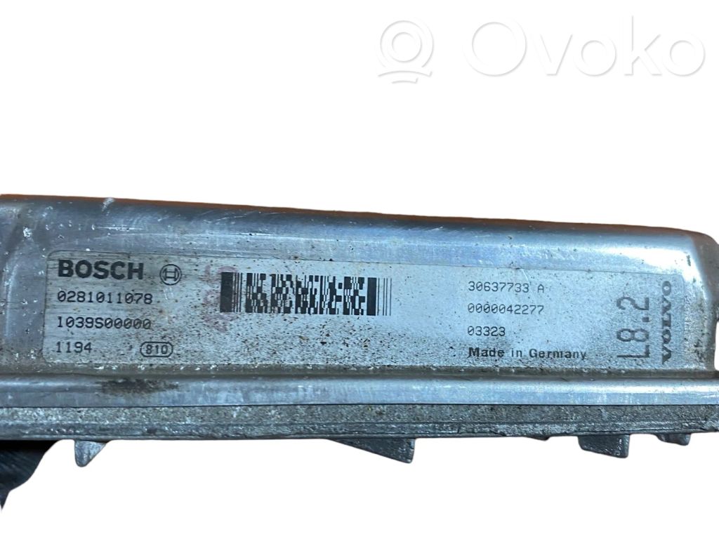 Engine control unit/module   30637733A,0281011078