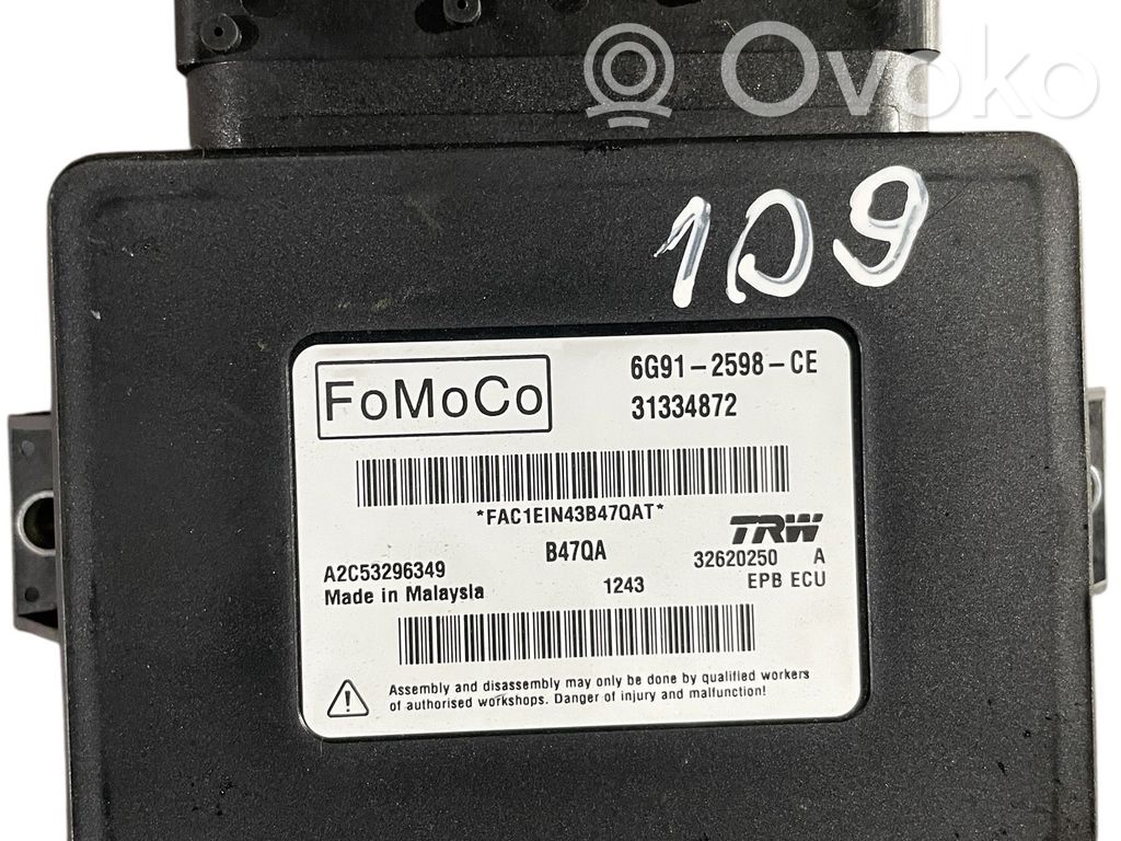 Hand brake control module   31334872,6G912598CE