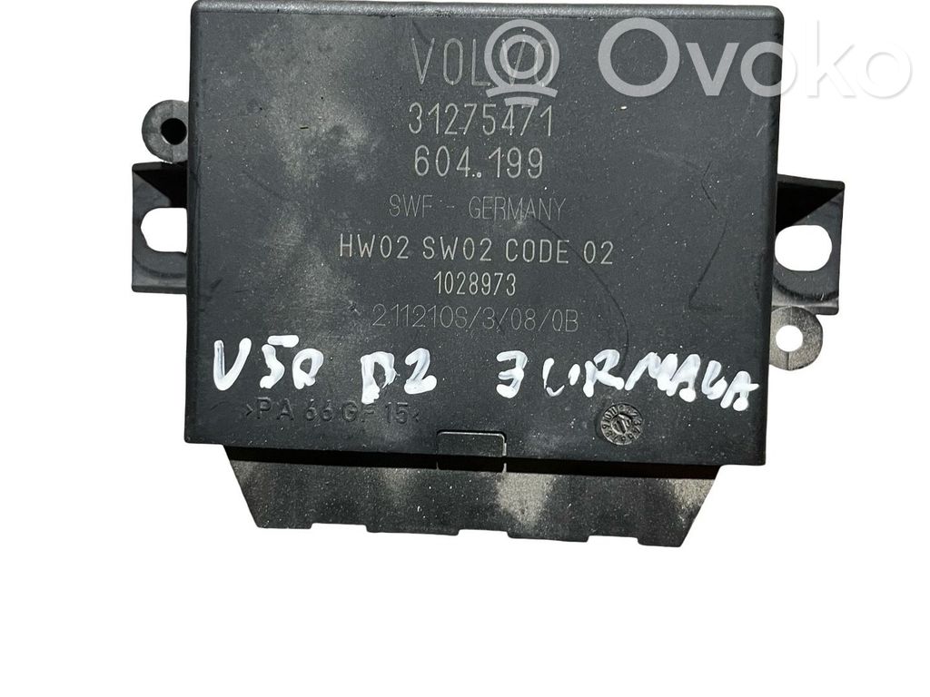 Volvo V50 Unitate/modul de comandă parcare PDC 
