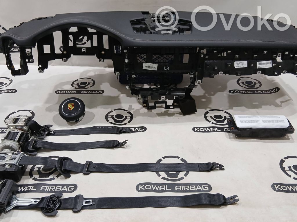 Porsche Cayenne (9Y0 9Y3) Set airbag con pannello 