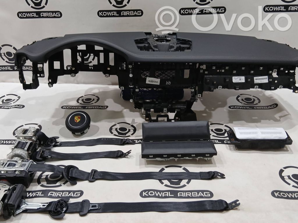 Porsche Cayenne (9Y0 9Y3) Set airbag con pannello 