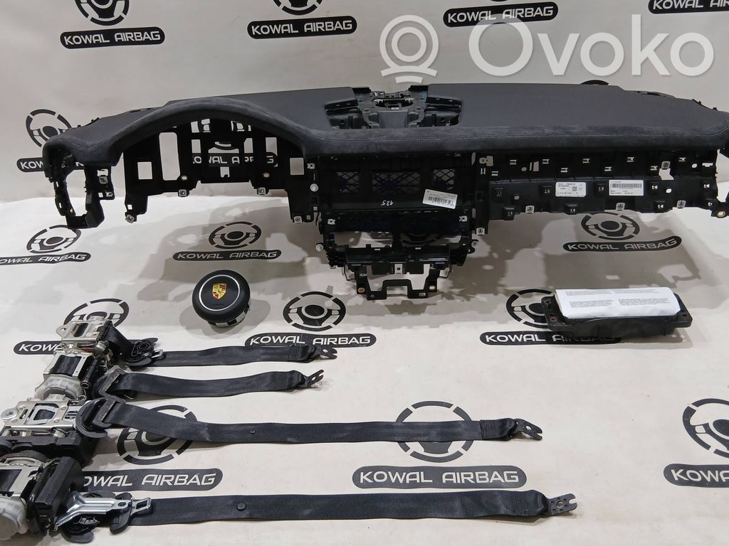Porsche Cayenne (9Y0 9Y3) Set airbag con pannello 