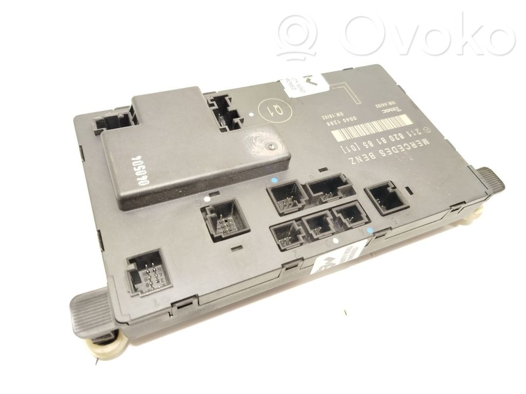 Mercedes-Benz E W211 Centralina/modulo portiere