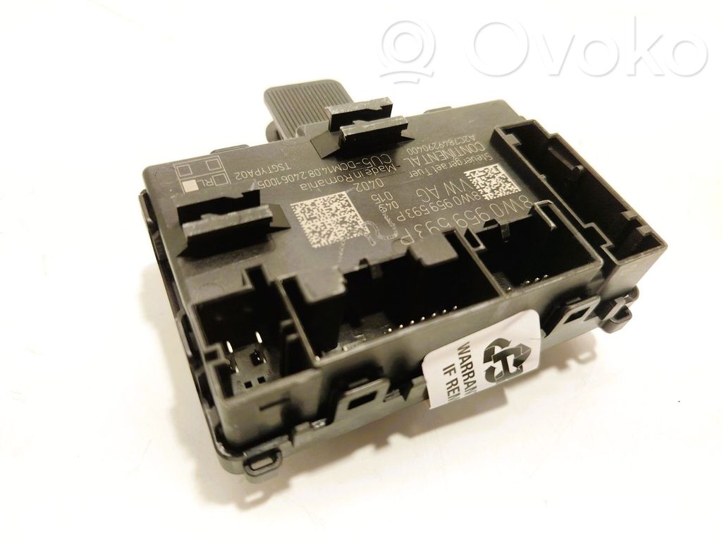 Audi A4 S4 B9 8W Unité de commande module de porte 
