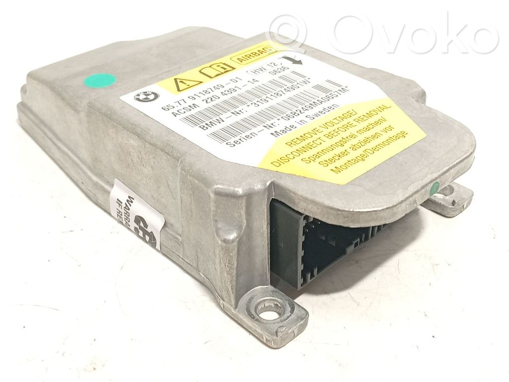 Module de contrôle airbag   65779118749