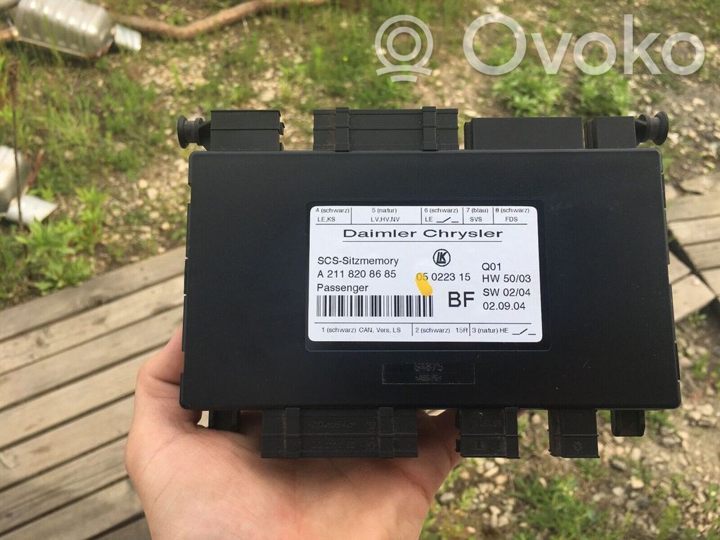 Moduł / Sterownik fotela   A2118208685