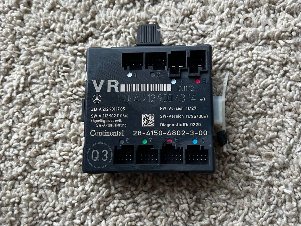 Mercedes-Benz E W212 Door control unit/module 