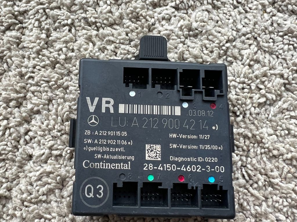 Mercedes-Benz E W212 Door control unit/module 