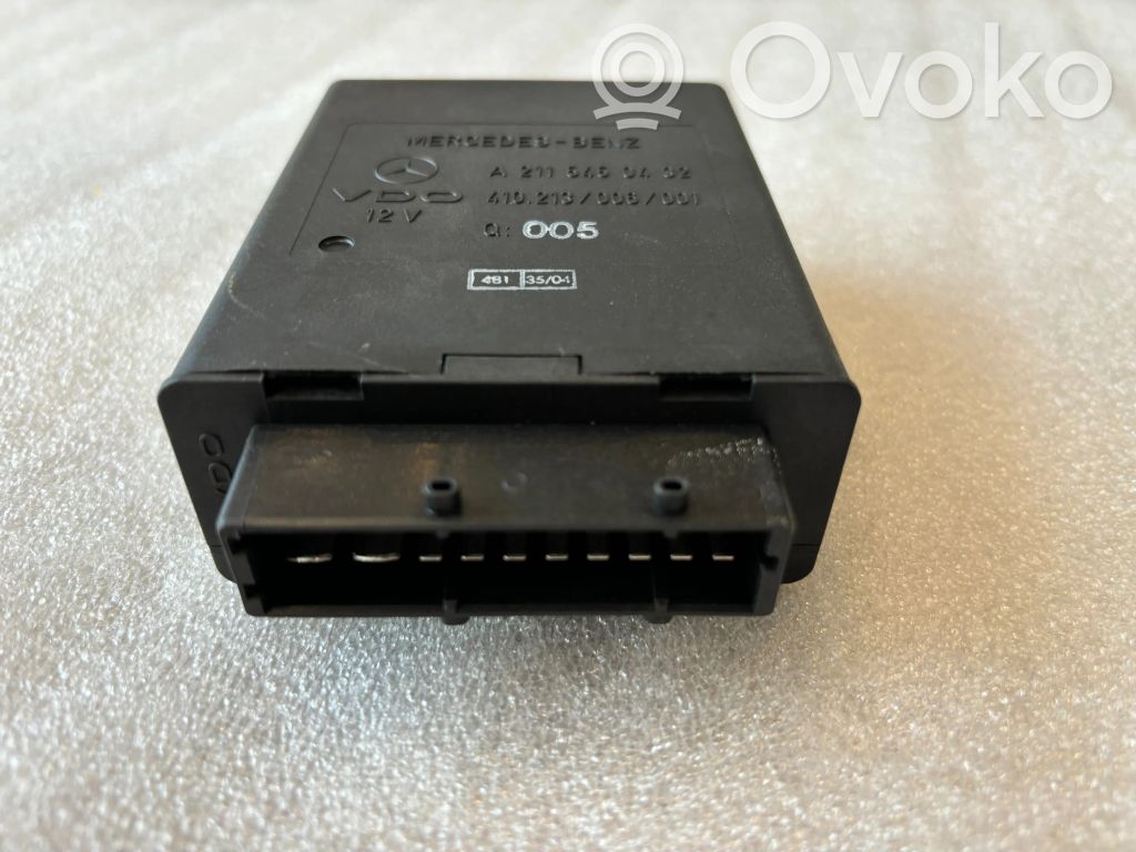 Mercedes-Benz E W211 Air suspension control unit module (rear) 