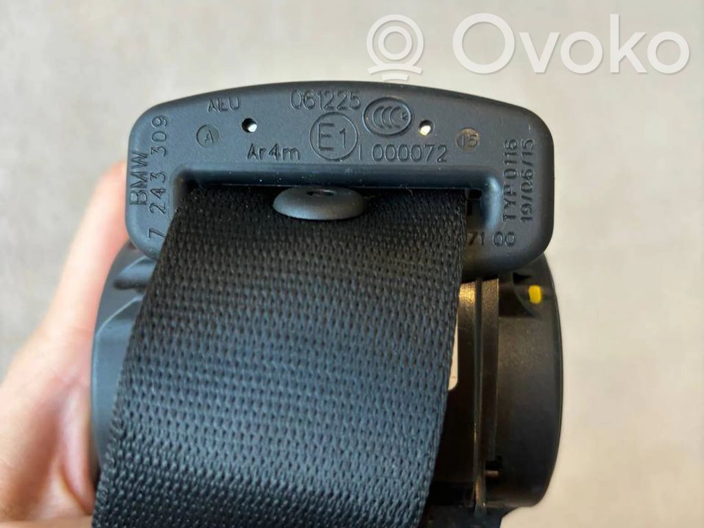 BMW 3 F30 F35 F31 Rear seatbelt 