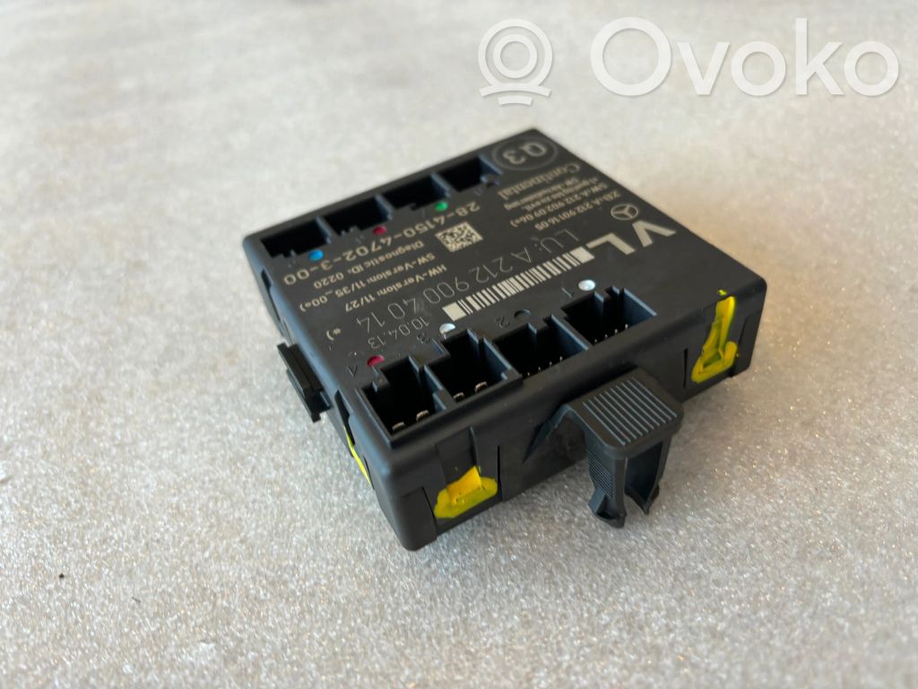 Mercedes-Benz E W212 Door control unit/module 