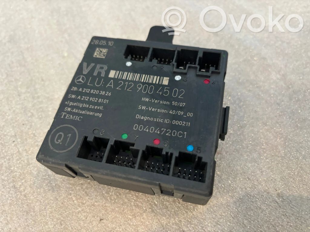 Mercedes-Benz E W212 Door control unit/module 