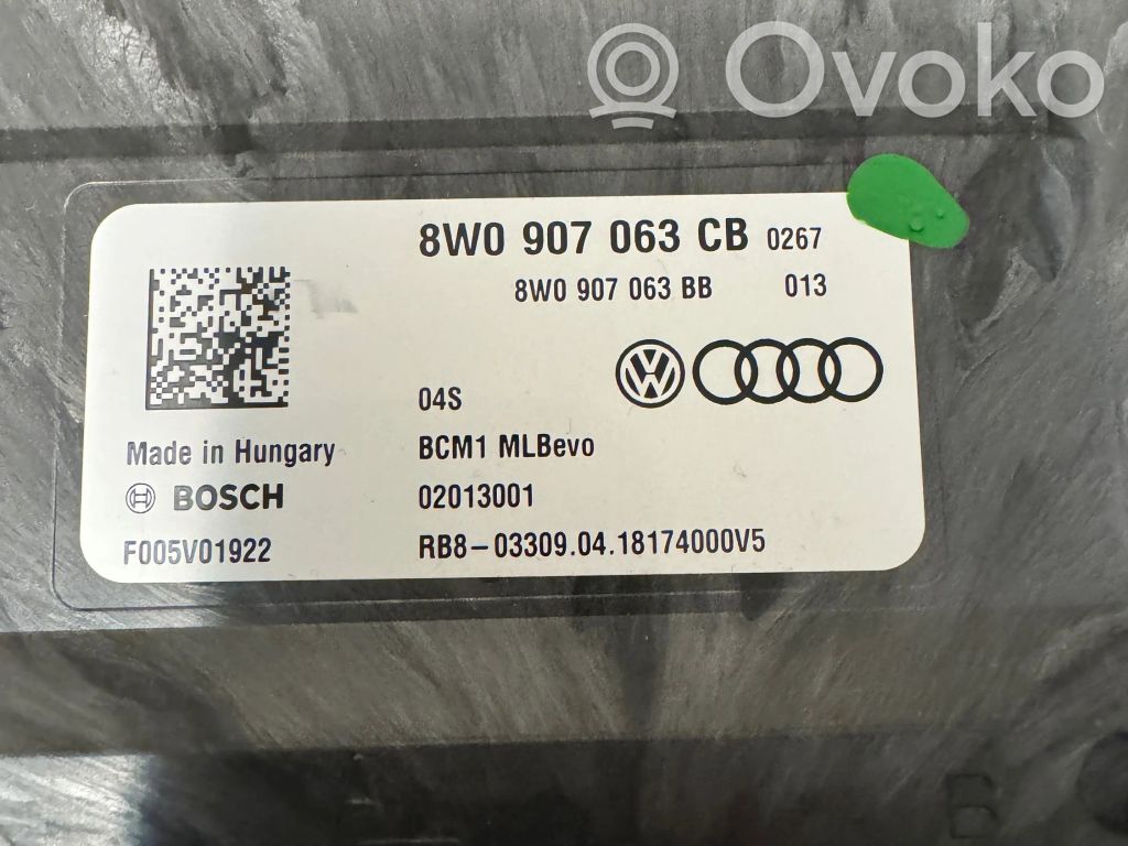 Audi A4 S4 B9 Module confort 