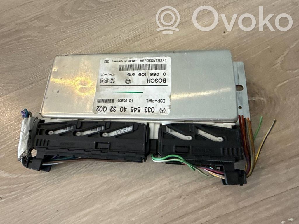 Mercedes-Benz E W211 ESP (stability system) control unit 