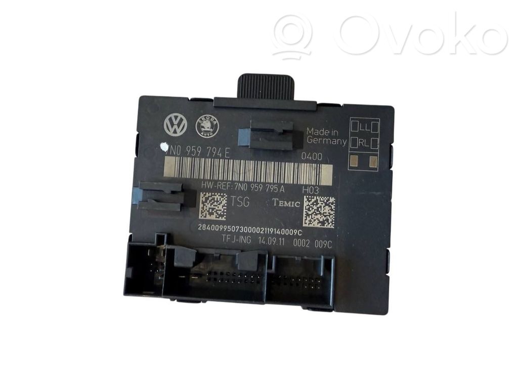Volkswagen Sharan Door control unit/module 