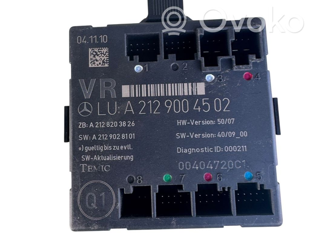 Mercedes-Benz E W212 Door control unit/module 