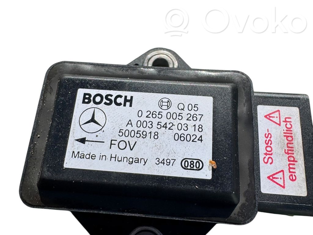 Mercedes-Benz E W211 Sensor ESP de aceleración de frecuencia del intermitente 