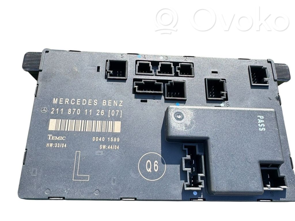 Mercedes-Benz E W211 Door control unit/module 
