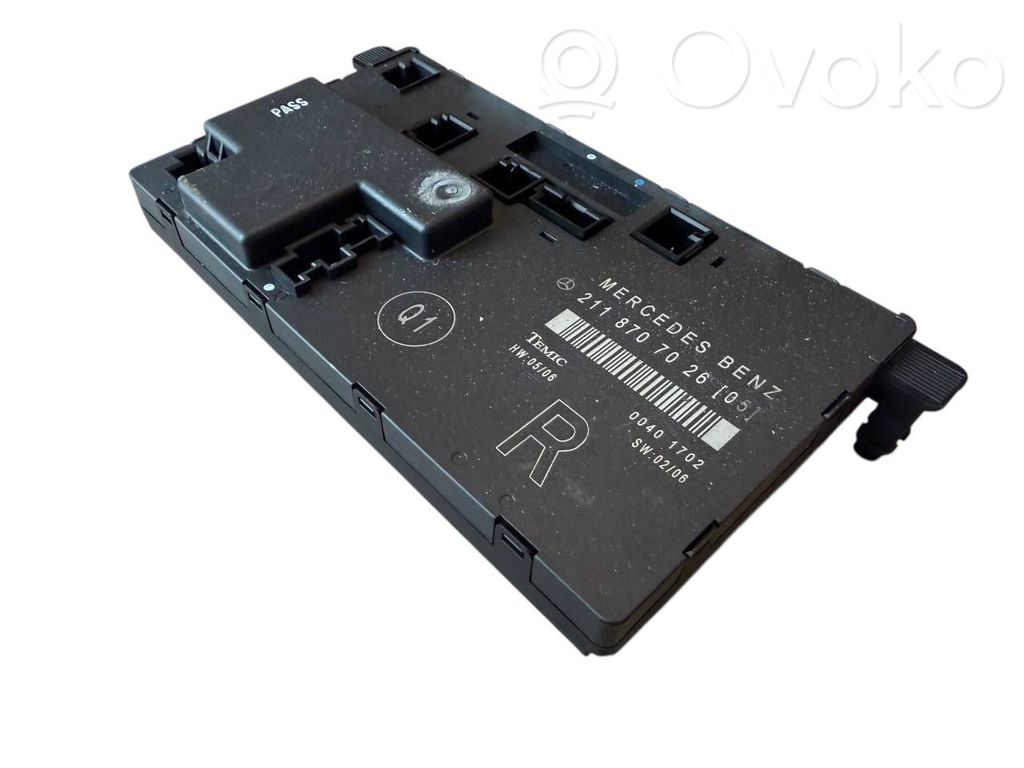 Mercedes-Benz E W211 Door control unit/module 