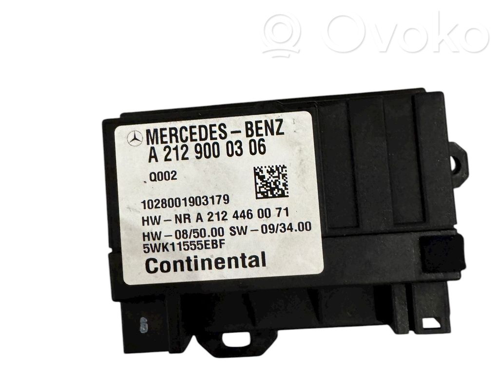 Mercedes-Benz C W204 Fuel injection pump control unit/module 